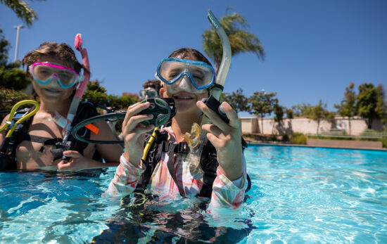 a young diver su